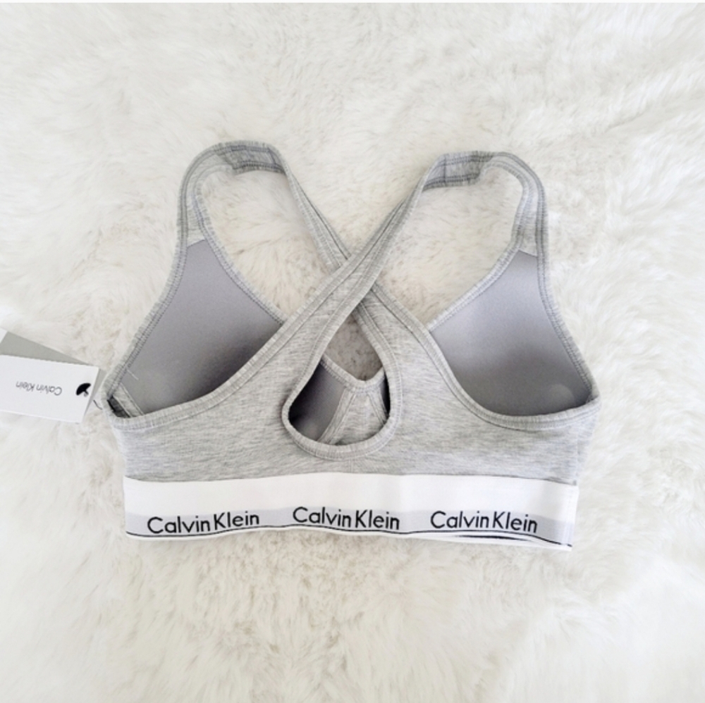 CALVIN KLEIN🩶Modern Cotton Lift Padded Bealette SIZE L - Picture 7 of 8